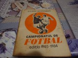 Program Loto Pronosport Campionatul de fotbal editia 1983- 1984