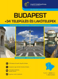 Budapest + 34 telep&uuml;l&eacute;s &eacute;s lak&oacute;telepek atlasz