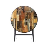 Masa plianta rotunda cu blat mdf, dimensiuni 80x80cm Z-TOOLS / ZTS9170