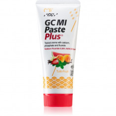 GC MI Paste Plus Crema protectoare de remineralizare pentru dinți sensibili cu flor aroma Tutti Frutti 35 ml