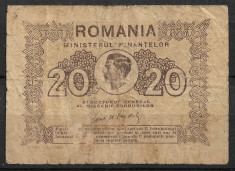 Romania - 20 lei - 1945 (B0108) - starea care se vede foto