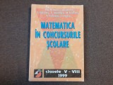 MATEMATICA IN CONCURSURILE SCOLARE CLASELE V-VIII 1999 DAN BRANZEI