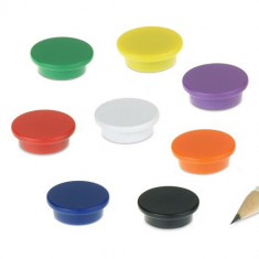Magnet de birou Ø20 mm, in diferite culori