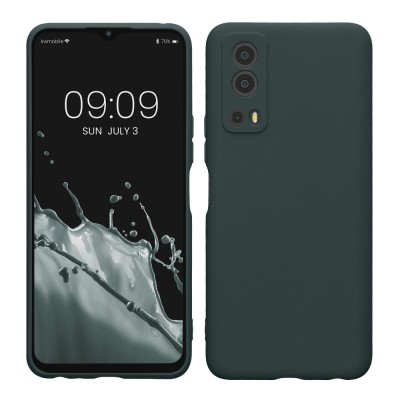 Husa Kwmobile pentru Vivo Y72 5G/Y52 5G, Verde, Silicon, 59095.202 foto