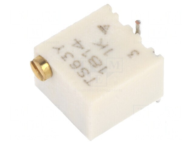 Potenţiometru SMD 1k&Omega; 250mW orizontal multitură