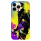 Husa compatibila cu Apple iPhone 12 model Colorful spray paint, Silicon, TPU, Viceversa