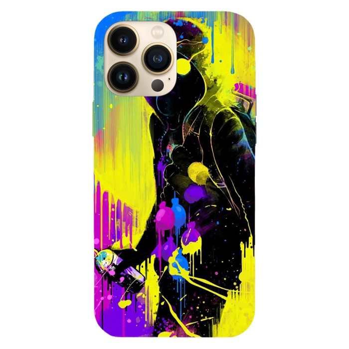 Husa compatibila cu Apple iPhone 14 Plus model Colorful spray paint, Silicon, TPU, Viceversa