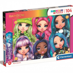 Puzzle Clementoni, Rainbow High Brilliant, 104 piese