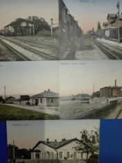 Marasesti - 1900 - cinci carti postale vechi foto