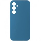 Husa silicon TPU soft albastru denim mat pentru Samsung Galaxy A55 5G