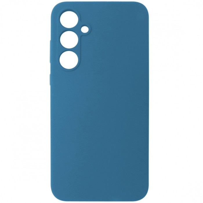 Husa silicon TPU soft albastru denim mat pentru Samsung Galaxy A55 5G