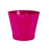 Ghiveci din plastic Zinnia, fucsia D 14.5 cm