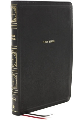 Nkjv, Thinline Bible, Giant Print, Leathersoft, Black, Thumb Indexed, Red Letter Edition, Comfort Print: Holy Bible, New King James Version foto