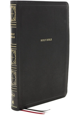 Nkjv, Thinline Bible, Giant Print, Leathersoft, Black, Thumb Indexed, Red Letter Edition, Comfort Print: Holy Bible, New King James Version