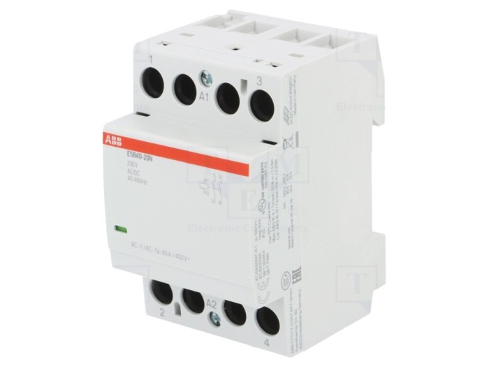 Contactor modular 2P 40A 230V AC