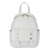 Rucsac alb din piele naturala 2079 127