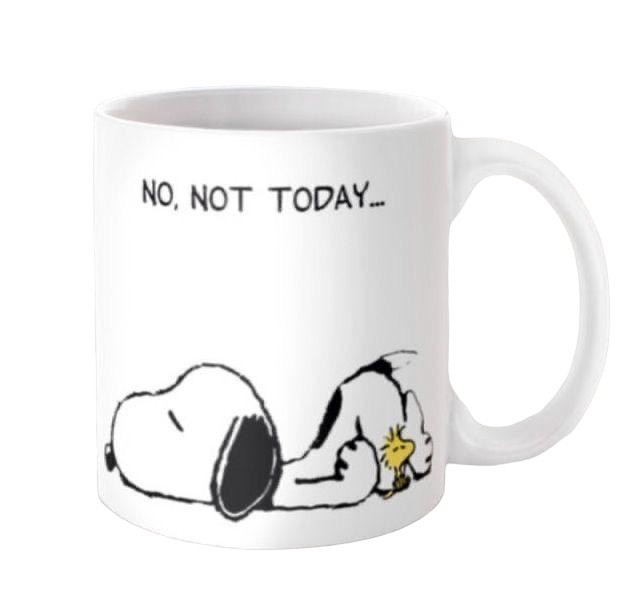 Cana alba personalizata Snoopy, INOVATIX&reg;. 330ml