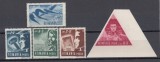 ROMANIA 1948 LP 230 UNIUNEA TINERETULUI MUNCITOR U.T.M. SERIE MNH