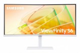 Cumpara ieftin Monitor LED Curbat Samsung 34&quot; LS34C650TAUXEN, 3440x1440, 100Hz, 5ms, VA, HDMI, DisplayPort, USB-C, Difuzoare