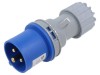 Conector alimentare AC 16A IEC 60309 IP44 mufă tată 3 pini