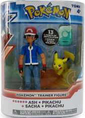 Set Figurine Pokemon Action Figure Ash &amp;amp; Pikachu foto