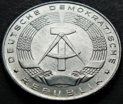 Moneda 2 MARCI RDG - GERMANIA DEMOCRATA, anul 1957 *cod 4222 A.UNC luciu batere foto