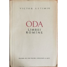 Oda Limbei Romine &ndash; Victor Eftimiu
