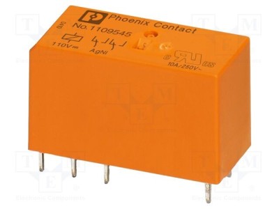 Releu miniatură DPDT 24VDC PHOENIX CONTACT 8A PCB foto