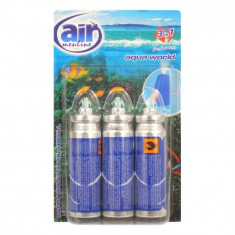 Rezerve Odorizant Spray AIR Aqua World, 15 ml, 3 Buc/Set, Rezerve Odorizante Camera, Rezerve Odorizante Casa, Rezerve Odorizant Pulverizator de Camera