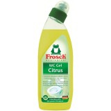 Detergent gel Frosch pentru vasul toaletei, Lamaie, 750ml