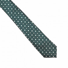 Cravata verde slim Racine foto