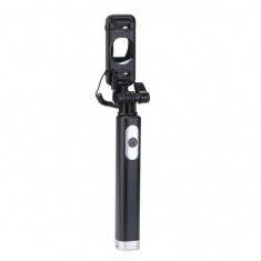 Selfie Stick de Buzunar WKDesing Jack 35 mm Extensie 72 cm Negru foto