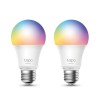 BEC LED wireless TP-LINK, 800lm, 8.7W, E27, intens reglabila, ctr prin smartph.cu apl.Tapo, ajustare auto a luminii in fct. de mom zilei- diferite cul
