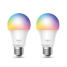 BEC LED wireless TP-LINK, 800lm, 8.7W, E27, intens reglabila, ctr prin smartph.cu apl.Tapo, ajustare auto a luminii in fct. de mom zilei- diferite cul