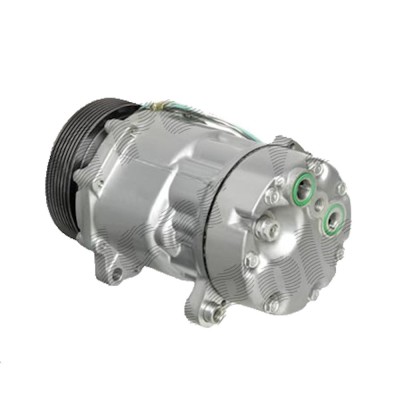 Compresor aer conditionat Ford Galaxy, 1995-2000, motorizare 2.8 V6, 128kw, benzina, rola curea 120 mm, 7 caneluri, tip Sanden: SD7V16 foto
