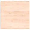 VidaXL Blat masă 60x60x(2-6) cm lemn stejar netratat contur organic