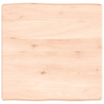 vidaXL Blat masă 60x60x(2-6) cm lemn stejar netratat contur organic foto