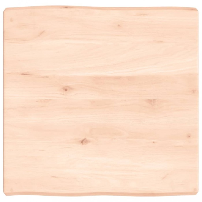 vidaXL Blat masă 60x60x(2-6) cm lemn stejar netratat contur organic