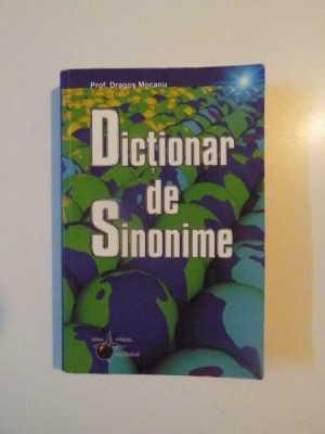 DICTIONAR DE SINONIME de DRAGOS MOCANU foto