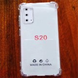 Husa protectie pentru samsung s20, flippy, tpu, antisoc, protectie colturi, rezistenta la impact, 1.5 mm, transparenta