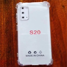 Husa protectie pentru samsung s20, flippy, tpu, antisoc, protectie colturi, rezistenta la impact, 1.5 mm, transparenta
