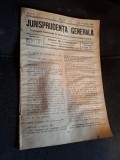 Revista Jurisprudența Generală Anul II Nr.14 1924 - Vintila Dongoroz si note de D.Alexandresco
