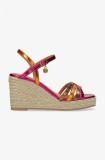 Mexx espadrile NOEMI PAKINA culoarea roz, toc pana, MI001600751W