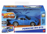 Masinuta Hot Wheels Porsche 911 GT3 din metal, pull back, scara 1:43