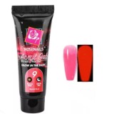 Colorat Gel Poly - Glow in the dark PEACH PINK/NEON RED no.9, 15g, ADL