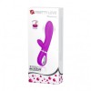 Vibrator Iepuras Pretty Love Thomas, 2 Motoare, 7 Functii, Silicon Ultra Moale, Stimulare Punct G si Clitoris, Violet, 20cm
