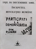 Iasi, 14 decembrie, 1989. Inceputul Revolutiei Romane