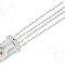 Dioda LED 5mm, ro&amp;#351;u/verde/galben, convex, 1.8...2.4/2.9...3.6/1.8...2.4V, OPTOSUPPLY - OSTQMC5B31A