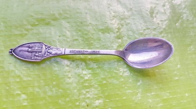 G03-Lingurita veche ORASUL ROSKILDE Danemarca cu Catedrala orasului M PRIMA. foto