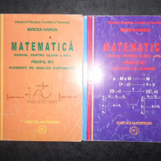 MIRCEA GANGA - MATEMATICA M1 2 volume clasa a XII-a